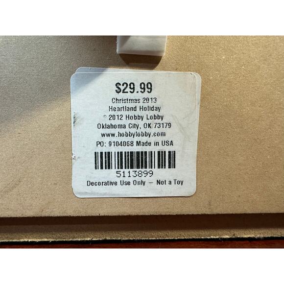 Hobby Lobby 2013 Heartland Holiday Sign 16" x 12" Christmas Words Sayings - Picture 7 of 9